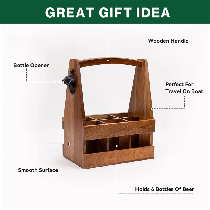 Ebony Beer Bottle Storage Basket suppliers