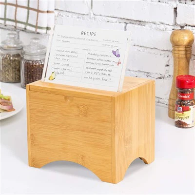 Bwat resèt banbou ak kat resèt